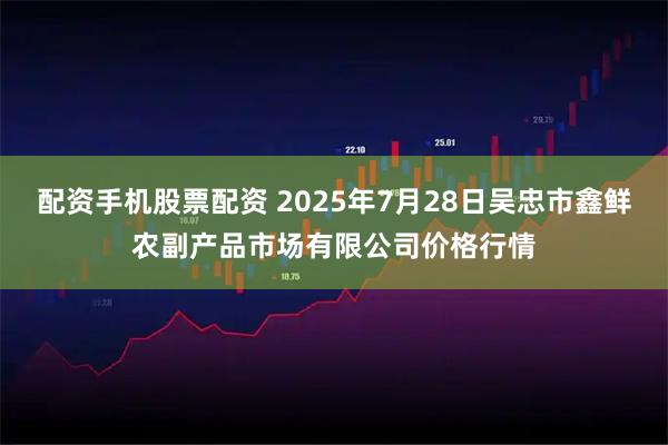 配资手机股票配资 2025年7月28日吴忠市鑫鲜农副产品市场有限公司价格行情